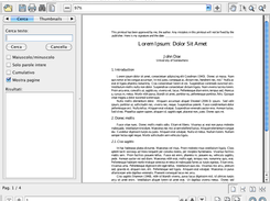 Function Search in PDF