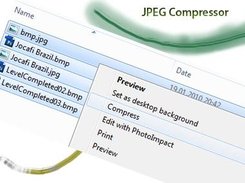 JPEG Compressor and the integration with Windows Explorer