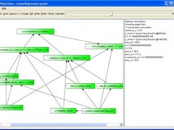 Linear regression sample in jPhysChem modeling tool