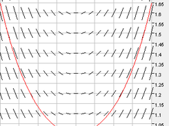 directional field (differential equation) with concrete solution