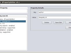 JPropertyEditor v0.1 main window