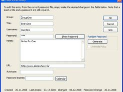 Edit Dialog on Windows XP