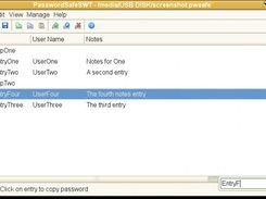 Passwordsafe Treeview on Linux KDE 3.5.9