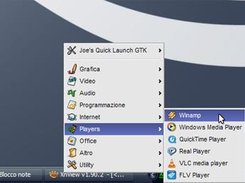 The right click menu with smaller icons.