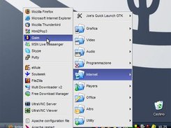Menu showed by clicking the right mouse button on JQL GTK.