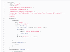 jQuery Confirm Screenshot 1