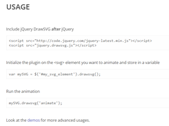 jQuery DrawSVG Screenshot 1