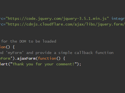 jQuery Form Screenshot 1