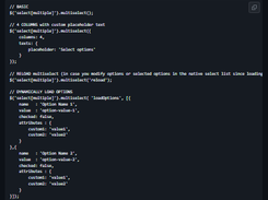 jQuery MultiSelect Screenshot 1