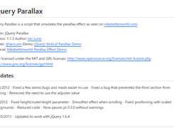 jQuery Parallax Screenshot 1