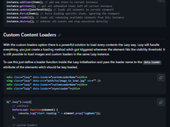 jQuery & Zepto Lazy Screenshot 1