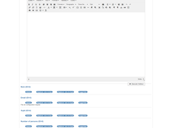 Page customization with extra html
