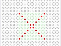 Screenshot of JRasterCreator with a raster being created