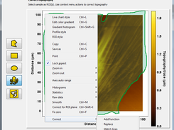 Sample thickness assistant