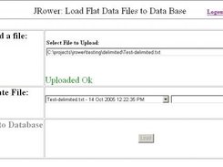 Upload a new data file