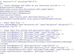 Example XML load file