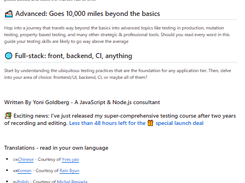JavaScript & Node.js Testing Screenshot 1