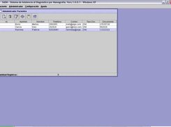 Pantalla de administracin de pacientes
