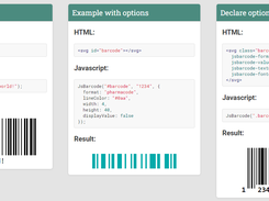 JsBarcode Screenshot 1
