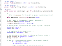 Example 1 - assignment statement usage