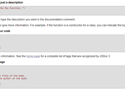 JSDoc Screenshot 1