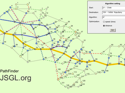 JSGL: PathFinder Application