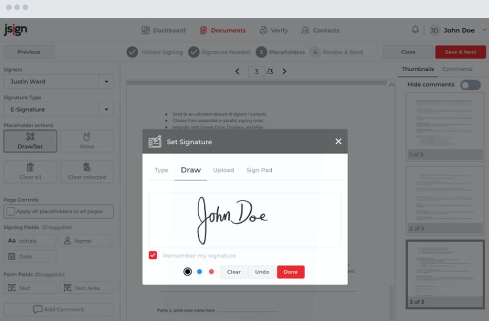 jSign Screenshot 1