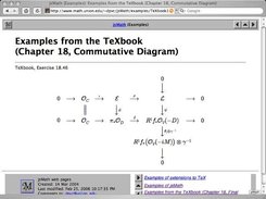 jsMath commutative diagram