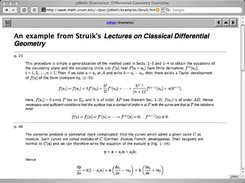 jsMath in-line and displayed equations