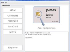 JSmex 1.1.0 alpha - Main window