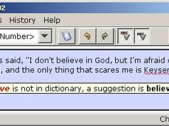 Main window - Realtime spell check