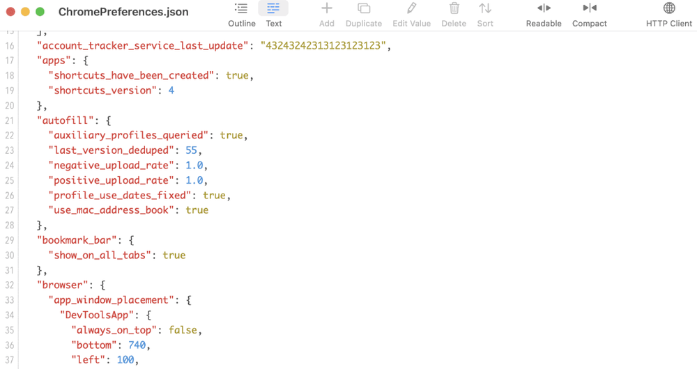 JSON Editor Screenshot 1