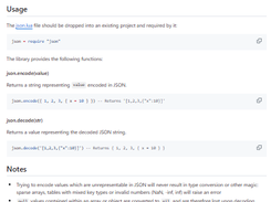 json.lua Screenshot 1