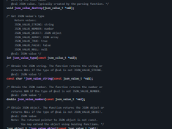 Json Parser in Standard C Screenshot 1