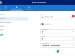 Admin UI - Driver Instances