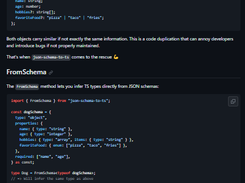 JSON Schema to TS Screenshot 1