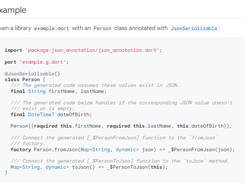 json_serializable Screenshot 1