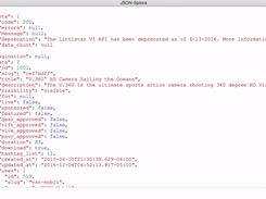 JSON Splora Screenshot 1