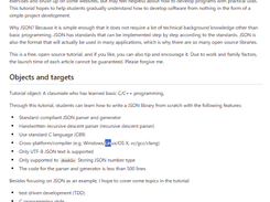 JSON Tutorial Screenshot 1