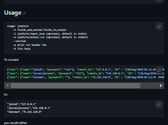 json2csv Screenshot 1
