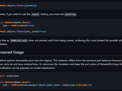 jsonfield Screenshot 1