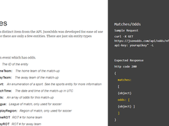 JsonOdds Screenshot 1