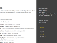 JsonOdds Screenshot 2