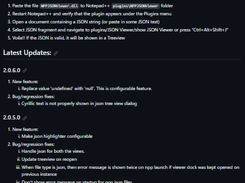 JSONViewer for Notepad++ Screenshot 1