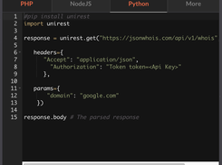 JsonWHOIS Screenshot 1