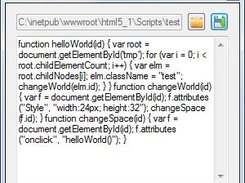 javaScript Files Optimizer Screenshot 1