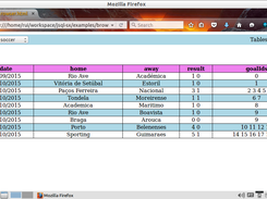 DB Browser Example - Soccer/Matches