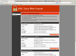 Webconsole Certificates