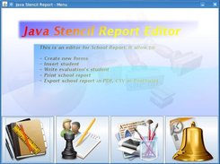 1. JStencilReport - Menu