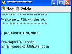 JStickyNotes v0.1